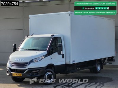 Iveco Daily 70C21 3.0L Automaat 1000KG Laadklep Dubbellucht Bakwagen Airco Cruise DHollandia Euro6 7tons Meubelbak Koffer Airco Cruise control