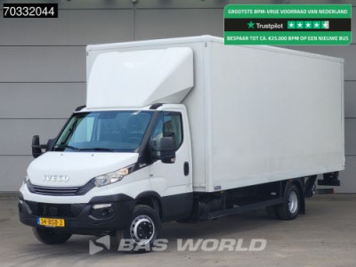 Iveco Daily 72C18 3.0L Automaat 1000KG Laadklep Luchtvering 180PK Dubbellucht Airco Cruise DHollandia Euro6 Meubelbak Koffer Bakwagen Airco Cruise control