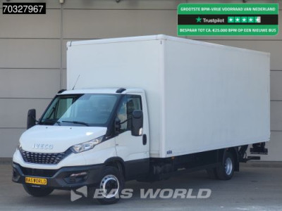 Iveco Daily 72C18 3.0L Automaat Bakwagen 1000KG Laadklep Luchtvering 180PK Dubbellucht Airco Cruise DHollandia Euro6 Meubelbak Koffer Airco Cruise control