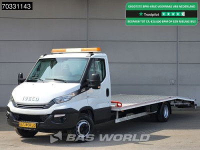 Iveco Daily 72C21 3.0L Automaat Dubbellucht Oprijwagen 3,5t Trekhaak Airco Cruise Lier Euro6 Oprijwagen Car Transporter Airco Trekhaak Cruise control