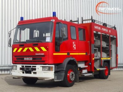 Iveco EuroCargo 150 E23 Sides - Doppelcabine - 1.000 ltr watertank - Feuerwehr, Fire brigade, Doka, Camper
