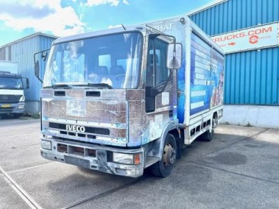 Iveco EuroCargo 75 E12 FULL STEEL CHASSIS WITH BOX (EURO 2 / MANUAL GEARBOX / STEEL SUSPENSION / 3-SEATS)