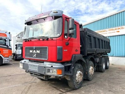 MAN 35 .403DF 8x4 MEILLER KIPPER (EURO2 / ZF16 MANUAL GEARBOX / FULL STEEL SUSPENSION / 13.000 KG. REDUCTION AXLES / ETC.)