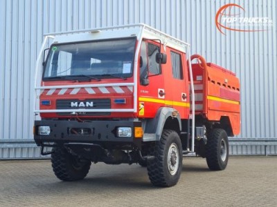 MAN LE 18.220 4x4 -4.000 ltr - 200 ltr Foam - Camper - Pump missing parts - Fire, Brandweer, Expeditie, Rally