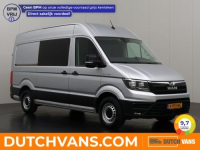 MAN TGE 2.0TDI 140PK L3H3 Dubbele Cabine 6-Persoons | Leder | Navigatie | Camera | Trekhaak 3000Kg