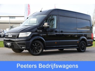 MAN TGE 35 2.0 L3H3 Black Edition Adaptieve Cruise, Camera, Carplay, LED, Clima, Stoelverwarming, 2 x Schuifdeur, Trekhaak, Sensoren, Uniek!