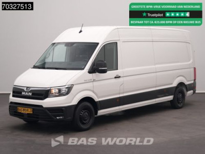 MAN TGE 3.140 Automaat L4H3 Airco Cruise Camera Parkeersensoren v+a Euro6 L3H2 Airco Cruise control