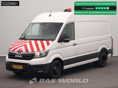 MAN TGE 3.180 Automaat L3H3 Navi Airco Cruise Camera Werkplaatsinrichting Euro6 L2H2 Airco Trekhaak Cruise control