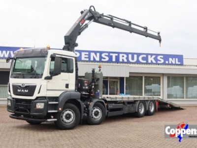 MAN TGS 35.360 Kraanwagen + oprijwagen Hiab 228 E3