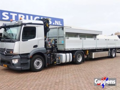 Mercedes-Benz Actros 2133 L Trekker + Hiab Kraan met City Trailer: OT-92-VD