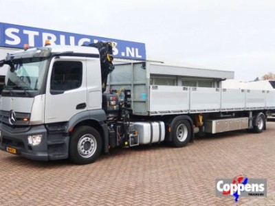Mercedes-Benz Actros 2133 L Trekker + Hiab Kraan met City Trailer: OT-92-VD