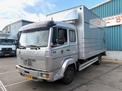 Mercedes-Benz LK 817 (6-CILINDER) ORIGINAL DUTCH TRUCK WITH CLOSED BOX (MANUAL GEARBOX / FULL STEEL SUSPENSION)
