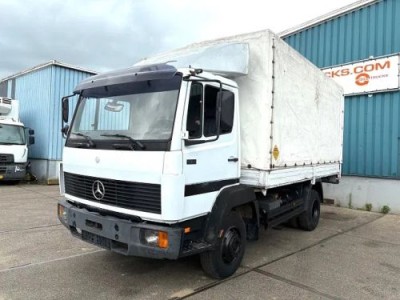 Mercedes-Benz LK 914 (6-CILINDER) WITH TENT BOX (MANUAL GEARBOX / FULL STEEL SUSPENSION / LOADING PLATFORM)