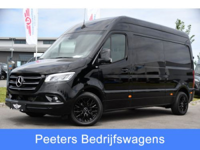 Mercedes-Benz Sprinter 314 2.2 CDI L2H2 Black Edition Full Options! Adaptieve Cruise, Camera, LED, Memory, Standkachel, Stoelverwarming, Trekhaak, Voorruit verwarming, Carplay, 10,5 Mbux, Uniek!