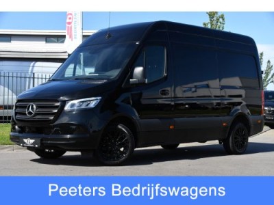 Mercedes-Benz Sprinter 317 1.9 CDI L2H2 RWD Black Edition Camera, Cruise, Carplay, LED, 170pk, Automaat, 3500kg Trekhaak, Stoelverwarming, Mbux, Uniek!