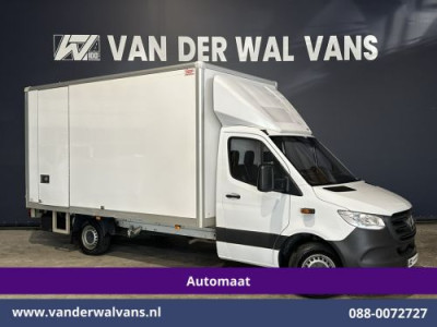 Mercedes-Benz Sprinter 317 CDI 170pk 9G-Tronic Automaat Bakwagen Laadklep 21m3 KUUB Zijdeur Euro6 Airco | Lat om Lat betimmering | Leder Bijrijdersbank