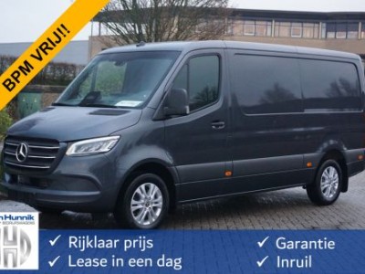 Mercedes-Benz Sprinter 319CDI L2H1 BPM VRIJ!! 10.25 Mbux Navi, ACC, LED, 3.5T Trekhaak, 17 LM, Betimmering NR. 829