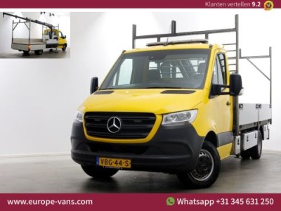 Mercedes-Benz Sprinter 516 CDI 163pk E6 Open Laadbak+HIAB T-CLX 029 Kraan PTO/Trekhaak 3500kg 06-2019