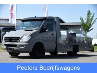 Mercedes-Benz Sprinter 518 3.0 CDI L3 Oprijwagen MARGE! Cruise, Leder, Multimedia, 184pk, Lier, Automaat, Airco, geveerde stoel, NIEUW STAAT! Auto transport, Auto trailer, EXPORT! HANDEL! UNIEK!