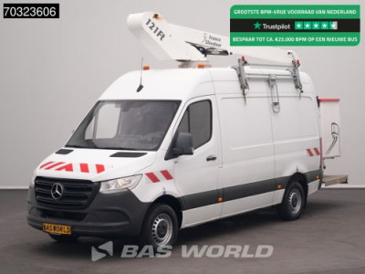 Mercedes-Benz Sprinter 316 CDI Hoogwerker 12m Werkhoogte L2H2 Trekhaak Airco Cruise Euro6 Arbeitsbühne Hubarbeitsbühne Nacelle 1Personen Airco Trekhaak Cruise control