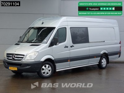 Mercedes-Benz Sprinter 318 CDI 3.0L V6 Automaat Dubbel Cabine 2x Schuifdeur L4H2 Trekhaak Airco Camera Parkeersensoren APK 07-2026 L4 DC Doka Mixto Airco Trekhaak
