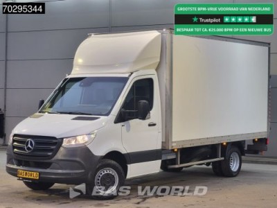 Mercedes-Benz Sprinter 514 CDI Automaat Laadklep Dubbellucht Bakwagen Airco Cruise DHollandia Euro6 Meubelbak Koffer Airco Cruise control