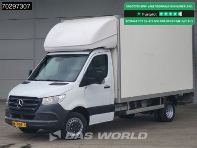 Mercedes-Benz Sprinter 514 CDI Laadklep Automaat Dubbellucht Airco Cruise DHollandia Euro6 Meubelbak Koffer Airco Cruise control