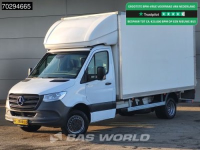 Mercedes-Benz Sprinter 514 CDI Laadklep Dubbellucht Bakwagen Airco Cruise MBUX CarPlay DHollandia Euro6 Meubelbak Koffer Airco Cruise control