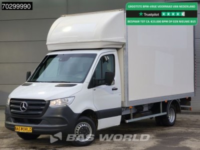 Mercedes-Benz Sprinter 514 CDI Laadklep Zijdeur Dubbellucht Bakwagen Airco Cruise DHollandia Euro6 Meubelbak Koffer Airco Cruise control