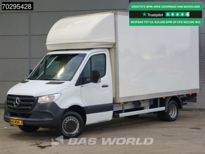 Mercedes-Benz Sprinter 514 CDI Laadklep Zijdeur Dubbellucht Bakwgaen Airco Cruise DHollandia Euro6 Meubelbak Koffer Airco Cruise control