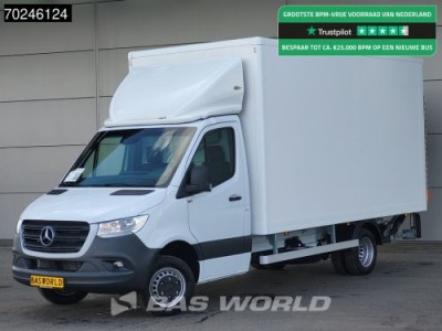Mercedes-Benz Sprinter 515 CDI Automaat 1000kg Laadklep Zijdeur Dubbellucht Bakwagen MBUX Airco Cruise CarPlay DHollandia Euro6 Koffer Meubelbak 21m3 Airco Cruise control