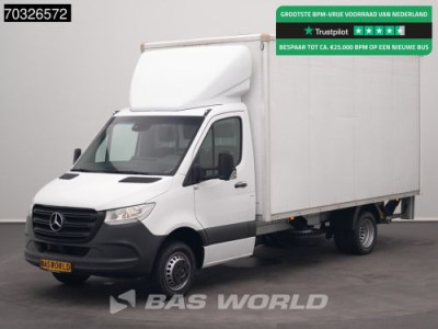 Mercedes-Benz Sprinter 515 CDI Laadklep Zijdeur Dubbellucht 150PK Bakwagen Airco MBUX CarPlay DHollandia Euro6 Meubelbak Koffer Möberkoffer Taillift LBW Airco