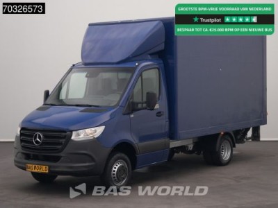 Mercedes-Benz Sprinter 515 CDI Laadklep Zijdeur Dubbellucht Bakwagen Airco Cruise DHollandia Euro6 Meubelbak Koffer Airco Cruise control
