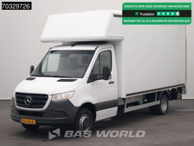 Mercedes-Benz Sprinter 516 CDI Automaat Laadklep Zijdeur Dubbellucht Bakwagen Airco Cruise Lat om Lat DHollandia Euro6 Meubelbak Koffer Airco Cruise control