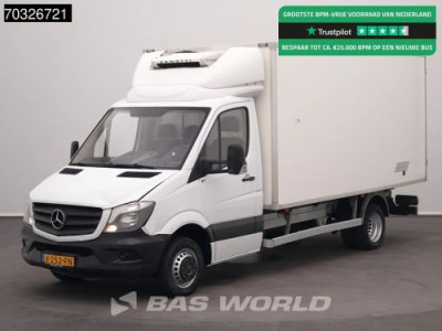 Mercedes-Benz Sprinter 516 CDI Dubbellucht Achterdeuren Zijdeur Koelwagen Airco Camera Euro6 Bakwagen Gekoeld Koel Koeler Kühl Kühler Kühlwagen Kühlkoffer Airco