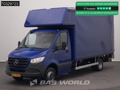 Mercedes-Benz Sprinter 516 CDI Laadklep Automaat Dubbellucht Zijdeur Bakwagen Airco Cruise DHollandia Euro6 Meubelbak Koffer Airco Cruise control