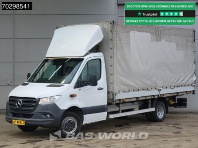 Mercedes-Benz Sprinter 519 CDI 3.0L V6 Automaat 484cm Dubbellucht Huif Bakwagen 190PK Airco Cruise Euro6 Meubelbak Koffer Airco