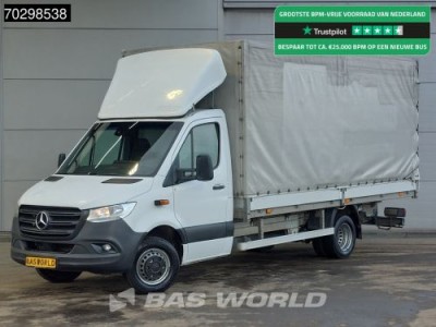 Mercedes-Benz Sprinter 519 CDI 3.0L V6 Automaat 484cm Dubbellucht Huif Bakwagen 190PK Airco Cruise Euro6 Meubelbak Koffer Airco