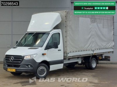 Mercedes-Benz Sprinter 519 CDI 3.0L V6 Automaat 484cm Dubbellucht Huif Bakwagen 190PK Airco Cruise Euro6 Meubelbak Koffer Airco