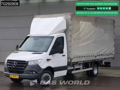 Mercedes-Benz Sprinter 519 CDI 3.0L V6 Automaat 484cm Dubbellucht Huif Bakwagen 190PK Airco Cruise Euro6 Meubelbak Koffer Airco Cruise control