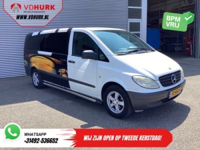 Mercedes-Benz Vito 109 CDI L3 EXPORT ONLY (EUR7.744,- Incl. BTW/BPM Vrij!) 9 Persoons/ Kombi/ Combi/ 9P/ Sidebars/ Camera/ Trekhaak/ Airco