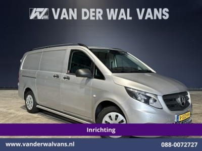 Mercedes-Benz Vito 111 CDI L2H1 inrichting Euro6 Airco | Camera | Navigatie | Cruisecontrol | Trekhaak Parkeersensoren, Sidebars, Bijrijdersbank