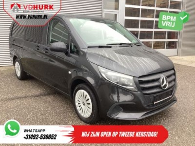 Mercedes-Benz Vito 116 CDI Aut. L3 DC Dubbel Cabine BPM VRIJ! 6 Pers./ 2xSchuifdeur/ LED/ 270Gr. Deuren/ Carplay/ Camera/ Cruise/ Trekhaak