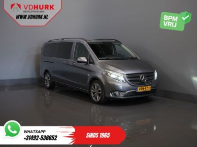 Mercedes-Benz Vito 119 CDI Aut. XL L3 DC Dubbel Cabine/ LED/ 2.5t Trekverm./ Alarm III/ Stoelverw./ Carplay/ Navi/ Camera/ Climate/ Cruise/ PDC/ 18?LMV/ Trekhaak