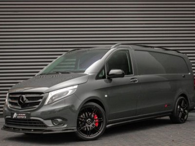 Mercedes-Benz Vito 190PK LANG JB- EDITION FULL BLACK / AMG / SPOILER / VERLAGINGSVEREN / NAVIGATIE / SIDE- BARS / FULL / NAVIGATIE
