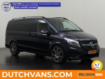 Mercedes-Benz Vito 7G-Tronic Automaat Lang Dubbele Cabine  | Led | Leder | Navigatie | Camera | 2xSchuifdeur | Privacyglass