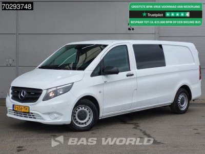 Mercedes-Benz Vito 116 Dubbel Cabine Automaat L3H1 Navi Airco Cruise Camera Parkeersensoren Euro6 DC Doka Mixto L3 Long 4m3 Airco Dubbel cabine Trekhaak Cruise control
