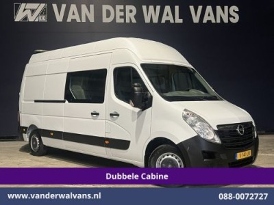 Opel Movano 2.3 CDTI 146pk L3H3 Dubbele Cabine Inrichting Euro6 Airco | 5-Zits | 2500kg Trekhaak Parkeersensoren, Cruisecontrol