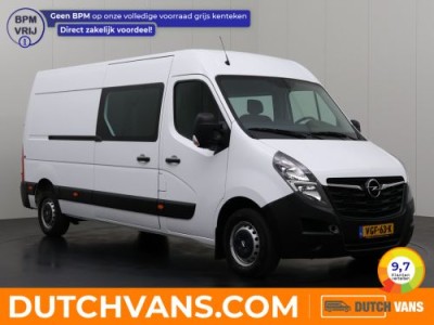 Opel Movano 2.3Turbo 135PK L3H2 Dubbele Cabine 5-Persoons | Airco | Cruise | Trekhaak