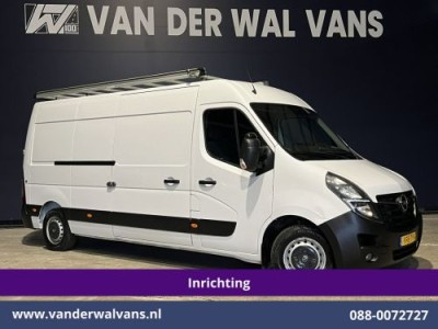 Opel Movano 2.3 Turbo 150pk L3H2 Inrichting Euro6 Airco | Imperiaal | 2500kg Trekhaak | Camera | Navigatie Cruisecontrol, Parkeersensoren, Bijrijdersbank